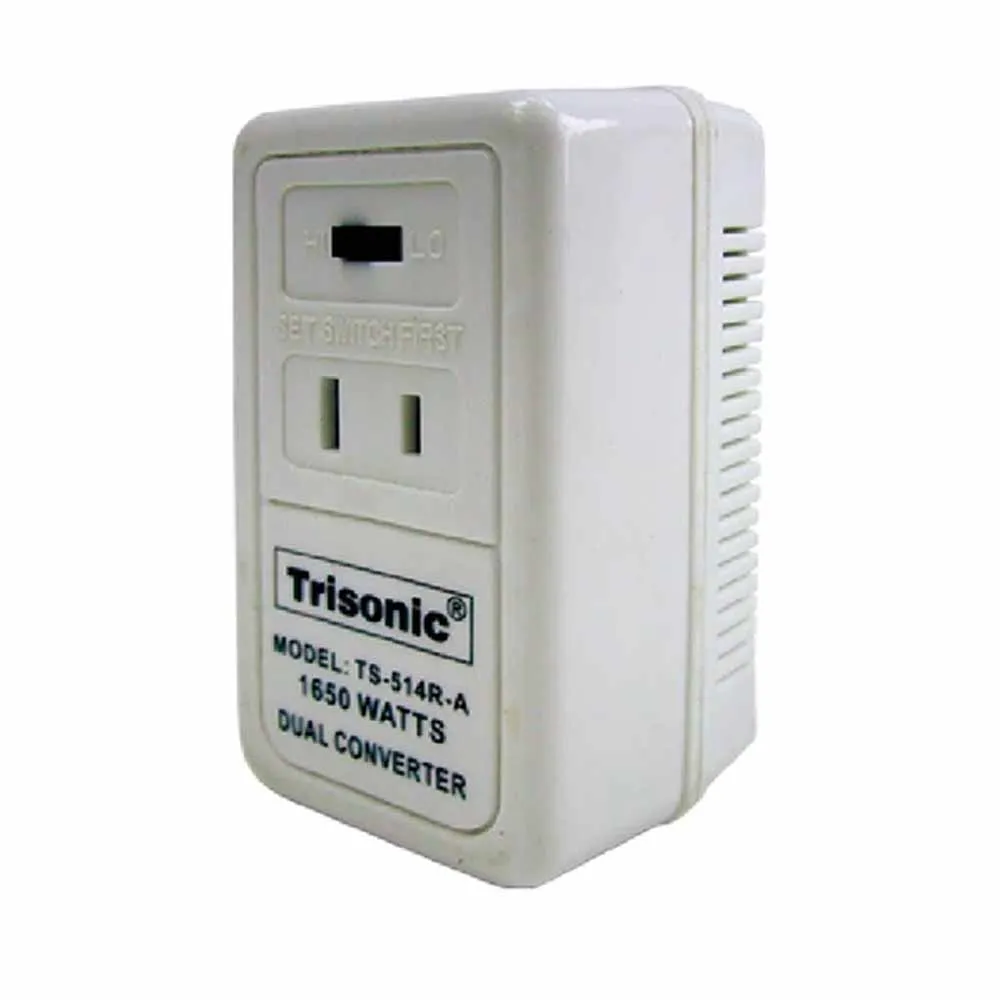 Foreign Travel Converter 50W/1650W Watt Dual Power Adapter 240/220V To 120/110V