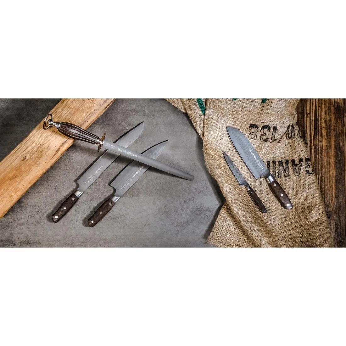 GM651 Dick DarkNitro Santoku Knife 18cm