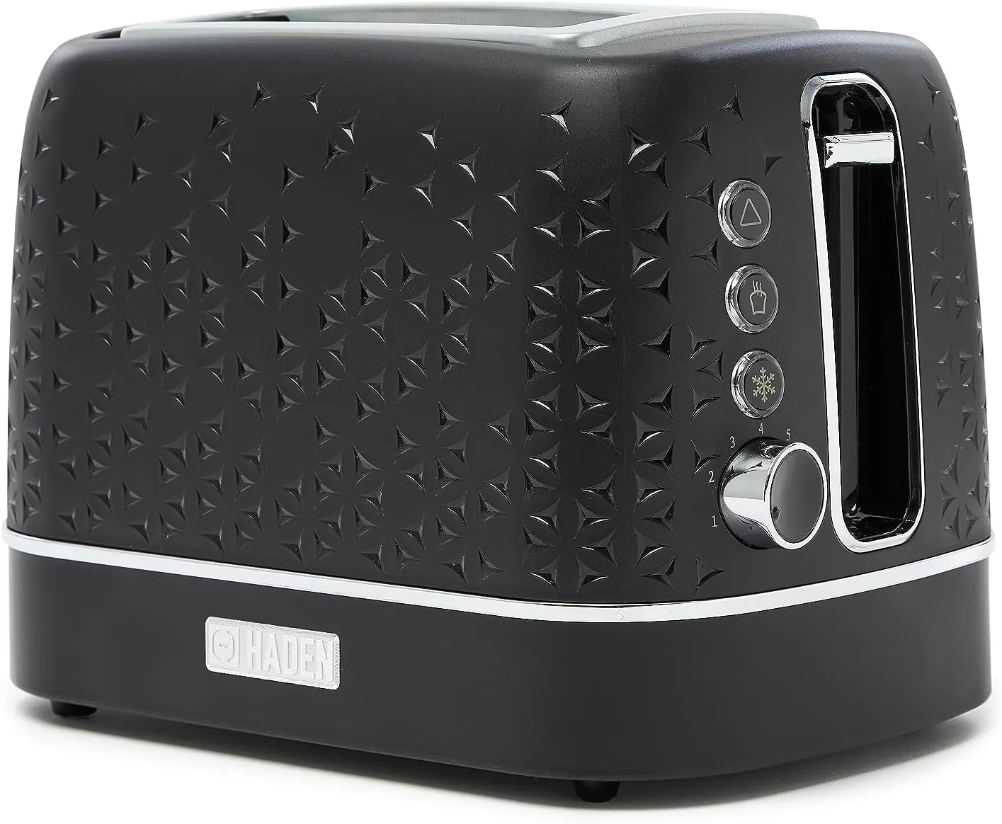 Haden Starbeck Black 2 Slice Toaster