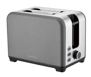 Hafele Amber Stainless Steel 930 Watt 2 Slot Pop-up Toaster with 7 Level Adjustable Grey
