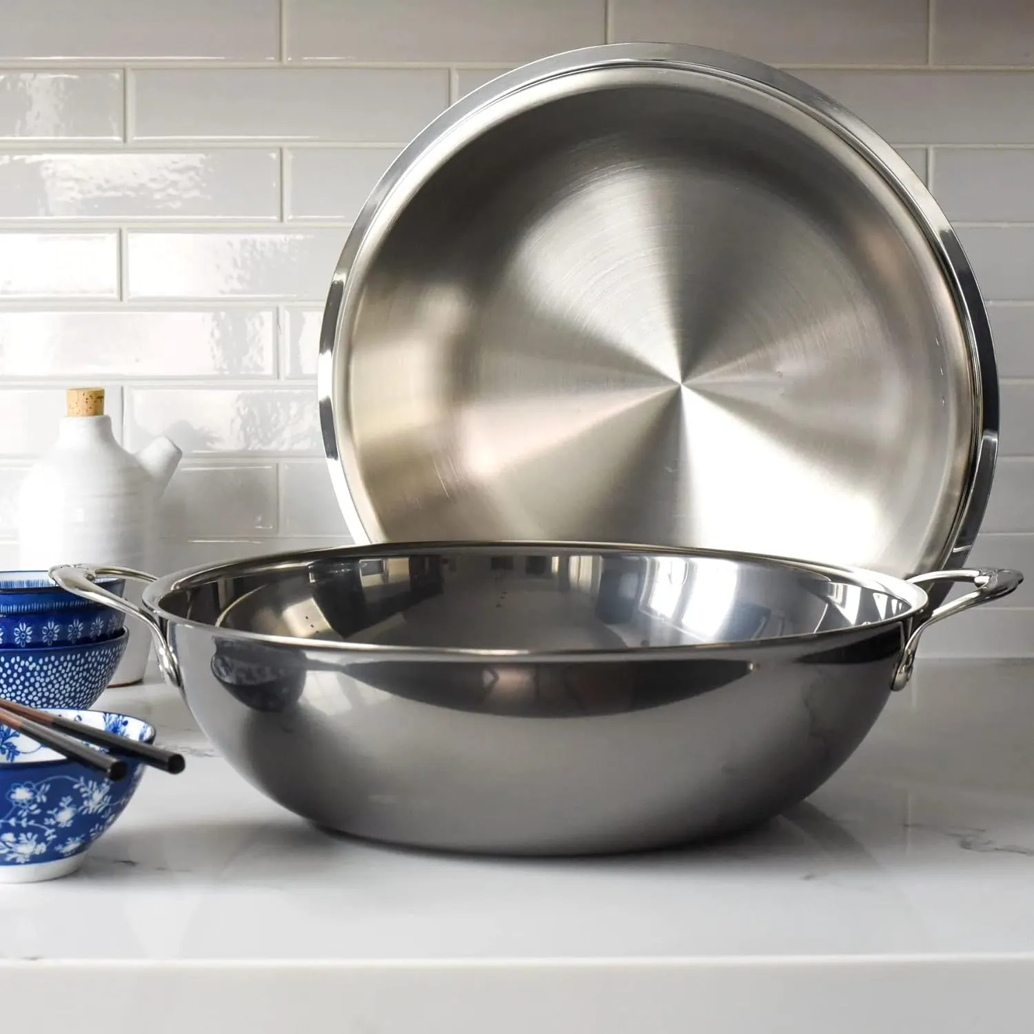 Hestan Nanobond 14" Covered Wok