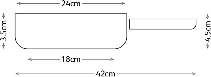 Judge Just Cook JJC24 Teflon Non-Stick 24cm Frying Pan