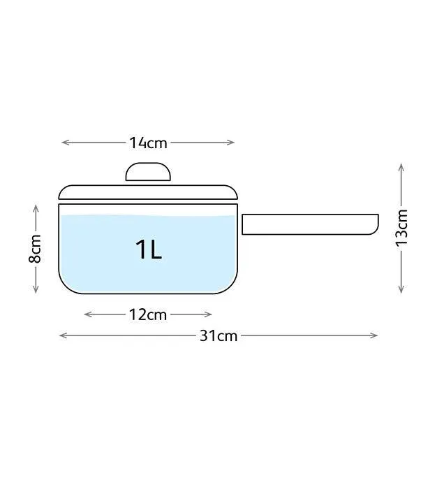 Judge Vista, 14cm Draining Saucepan, 1L