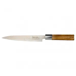Katana Saya Flame Olive Wood 20cm Carving Knife