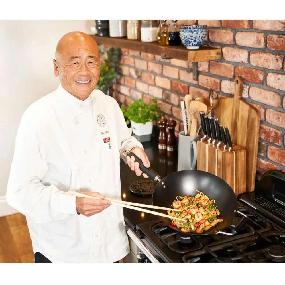 Ken Hom Woks 35cm Wok with Pheonlic Handle
