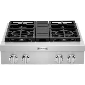 KitchenAid 30" Gas Cooktop (KCGC500JSS) - Stainless Steel