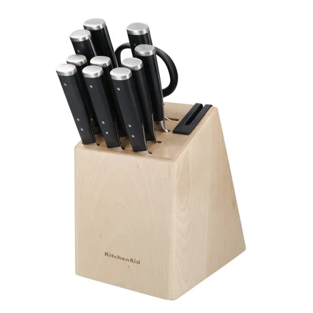 Kitchenaid Gourmet Forged Knives With Block  11 Piece