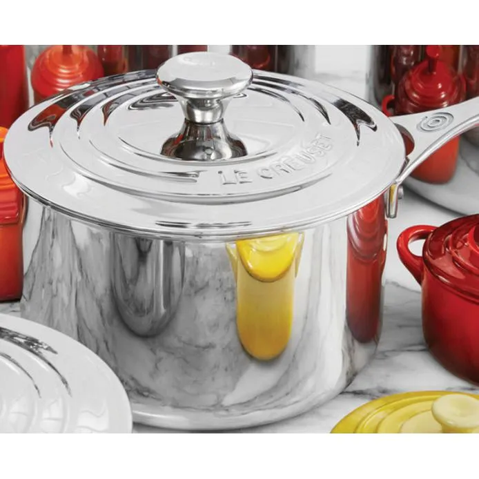Le Creuset 1.9L/2qt Stainless Steel Saucepan (16cm)