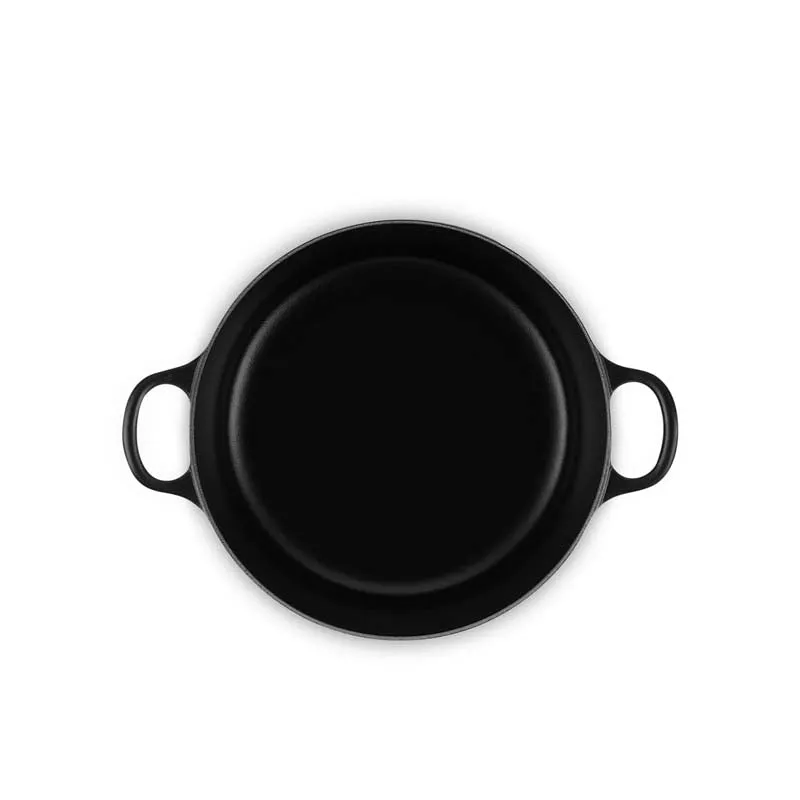 Le Creuset Cast Iron Round Casserole with Glass Lid 22cm
