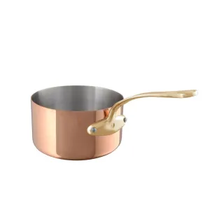 Mauviel M'Heritage 200 B Sauce Pan With Brass Handle, 6-Qt