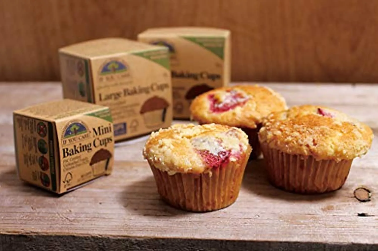 Mini Baking Cups, 90-Count Packages, Pack of 24