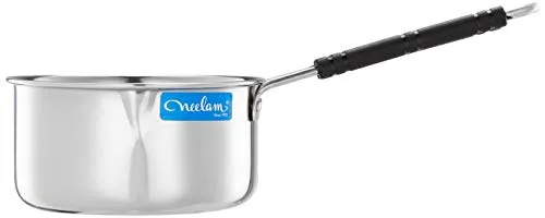 neelam CRSP010W Stainless Steel Sauce Pan, 1150ml, 1 Piece (Silver)