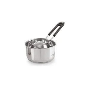 Neelam Stainless Steel 9 22G Regular Sauce Pan Wire Handle, 800 ml, Silver