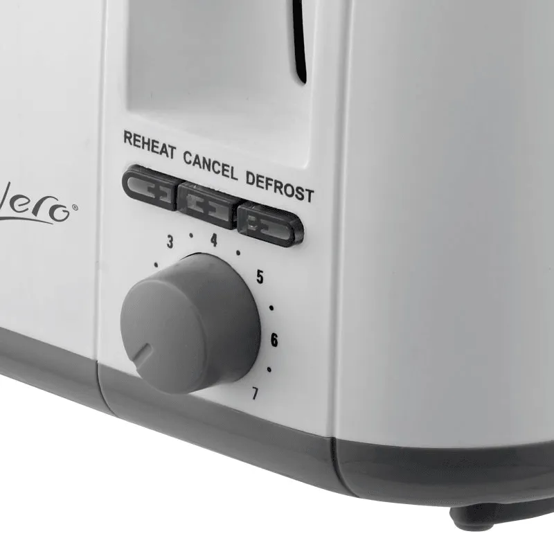 Nero Classic White Toaster 4 Slice Bread Sandwich
