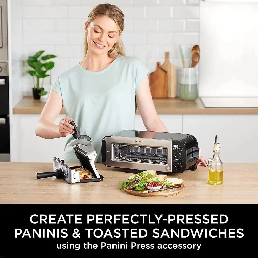 Ninja Foodi ST200UK 3-in-1 2-Slice Toaster, Grill and Panini Press, Black