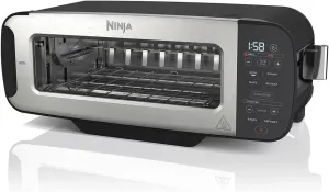 Ninja Foodi ST200UK 3-in-1 2-Slice Toaster, Grill and Panini Press, Black