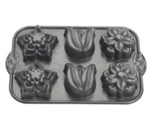 NW Floral Cupcake Pan 6