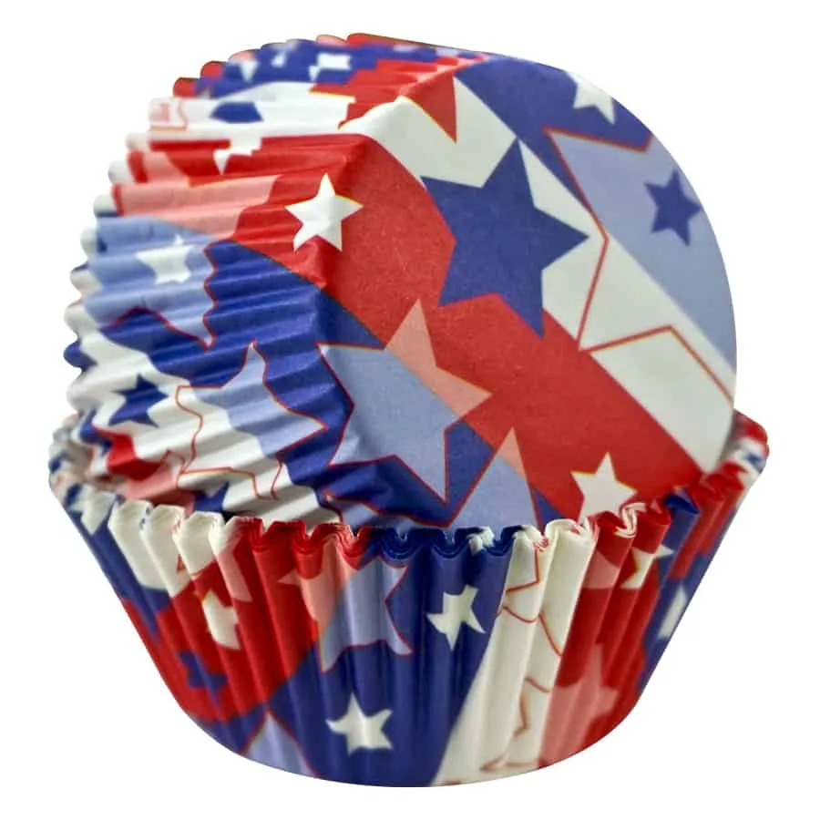 Patriotic 50 Ct Bake Cups