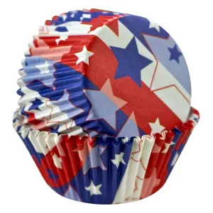 Patriotic 50 Ct Bake Cups