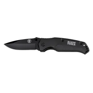 Pocket Knife, Black, Drop-Point Blade