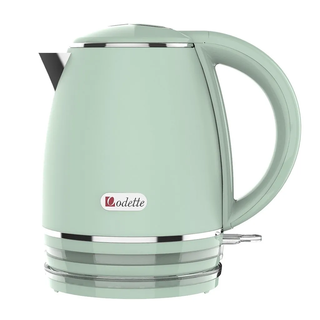 Riviera Series 1.0L Insulated Double Wall Cool Touch Electric Kettle (Light Green)