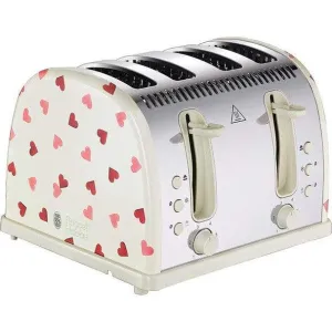 Russell Hobbs Emma Bridgewater Hearts 4 Slice Toaster | 28350