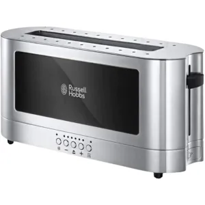 RUSSELL HOBBS - Toaster Long Slot Elegance Glass/Stainless Steel