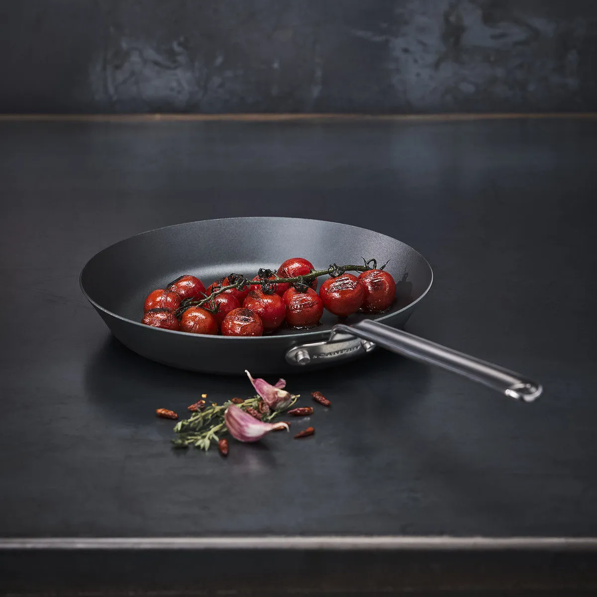 Scanpan Black Iron Carbon Steel Frypan 26cm