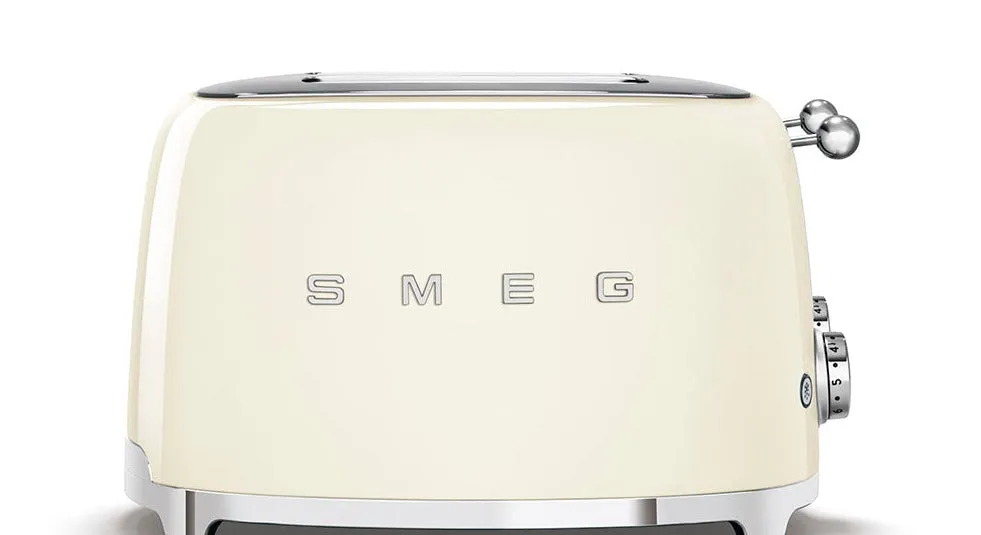 Smeg 50's Retro Style 4 Slice Cream Toaster | TSF03CRUK