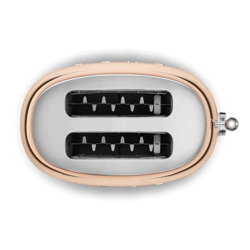 SMEG TSF01RGUK 50s Retro Style 2 Slice Toaster Rose Gold