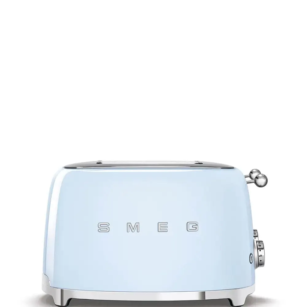 Smeg TSF03PBUK Retro Style 4-Slice Toaster - Pastel Blue