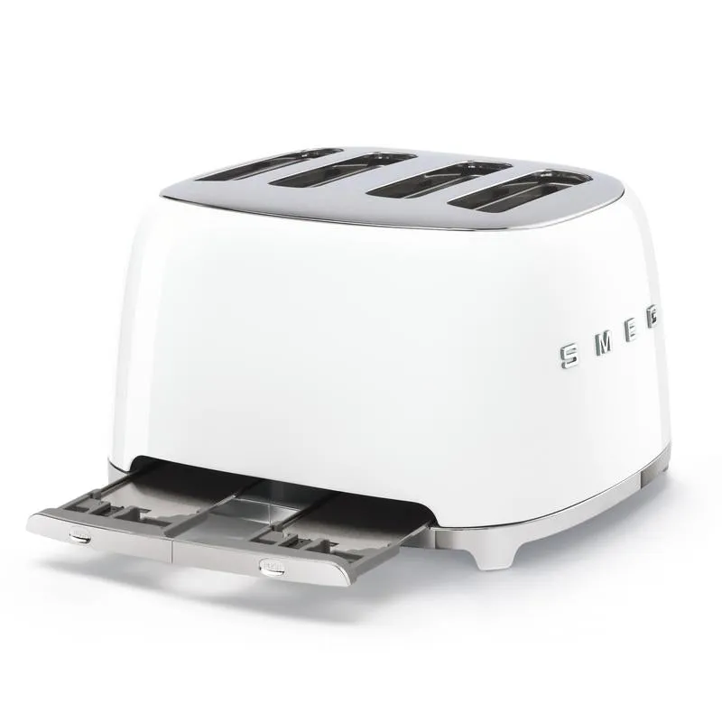SMEG TSF03WHUK Four Slice Toaster in White