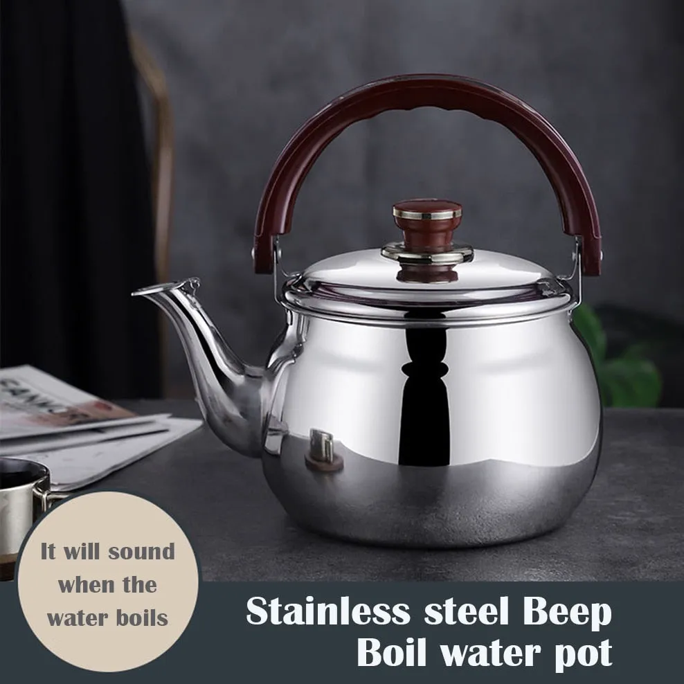 Stainless Steel Boiling Water Kettle Thicken Whistling Pot