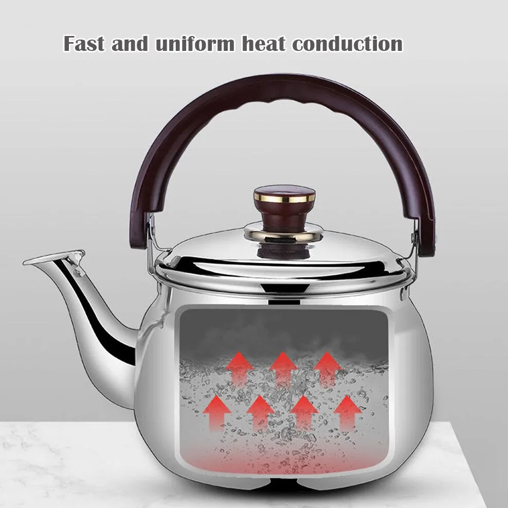 Stainless Steel Boiling Water Kettle Thicken Whistling Pot