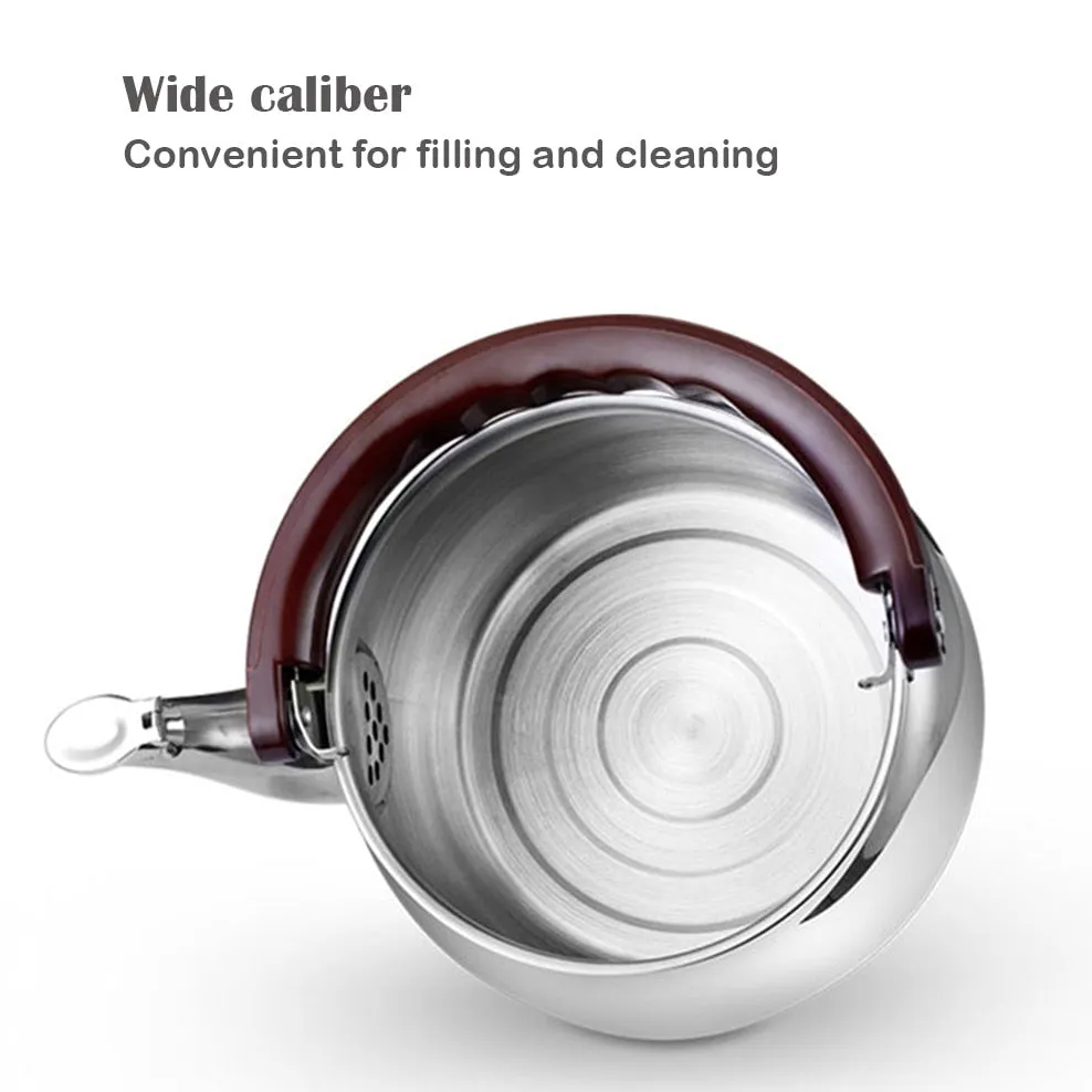 Stainless Steel Boiling Water Kettle Thicken Whistling Pot