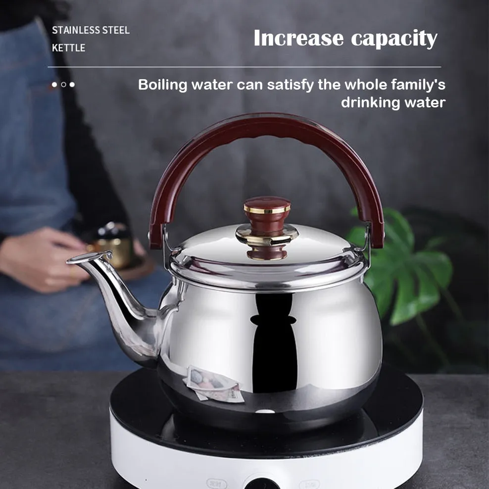 Stainless Steel Boiling Water Kettle Thicken Whistling Pot