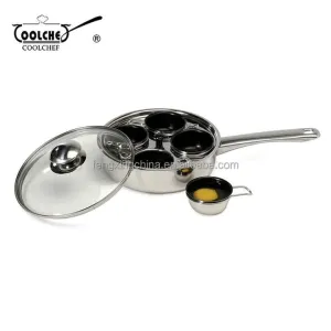 Stainless Steel Egg Poacher and Cooker-وعاء سلق البيض
