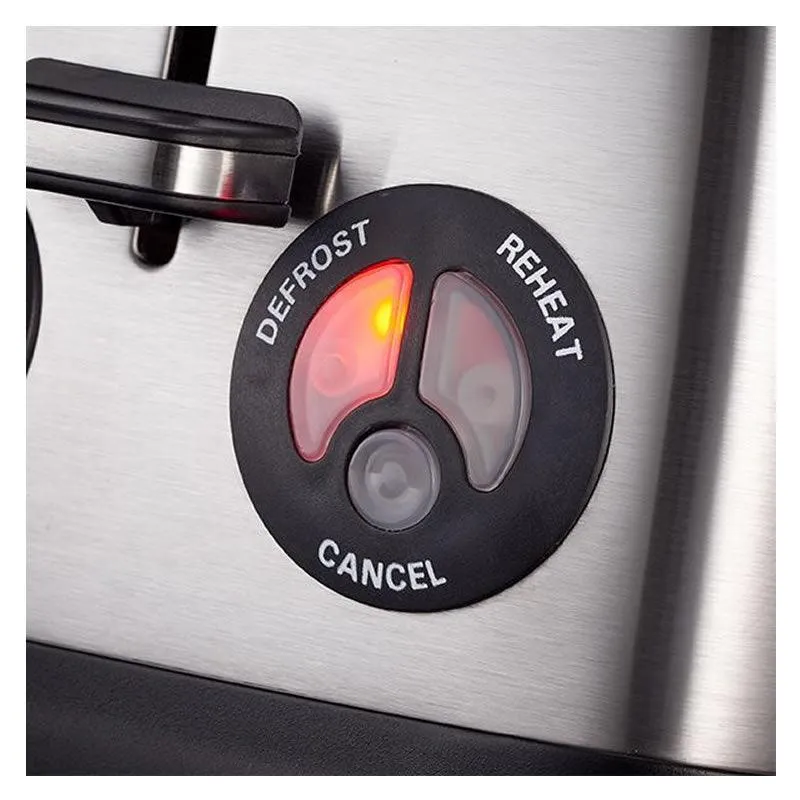Stylish 4 Slice Stainless Steel Toaster - 859697