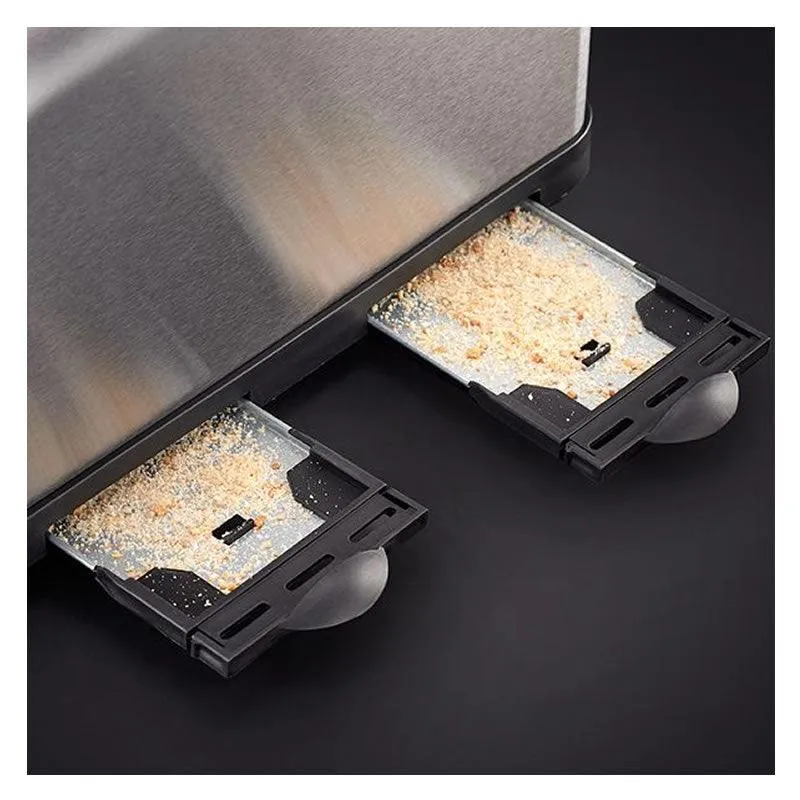 Stylish 4 Slice Stainless Steel Toaster - 859697