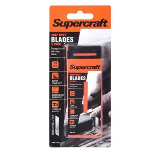 Supercraft Snap Off Knife Blade Medium (5pc)