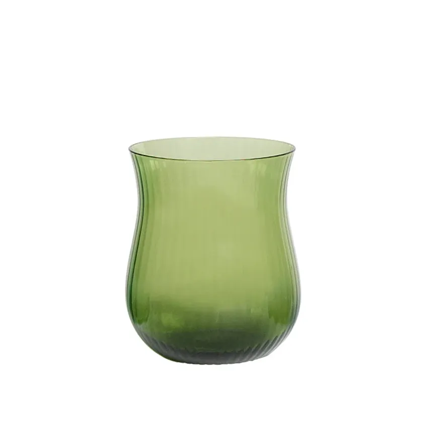 Textured Glass Tumbler (Blue   Green)