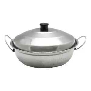 Thunder Group SLAL01B 7-1/2" Stainless Steel 18/0 Alcohol Wok Body