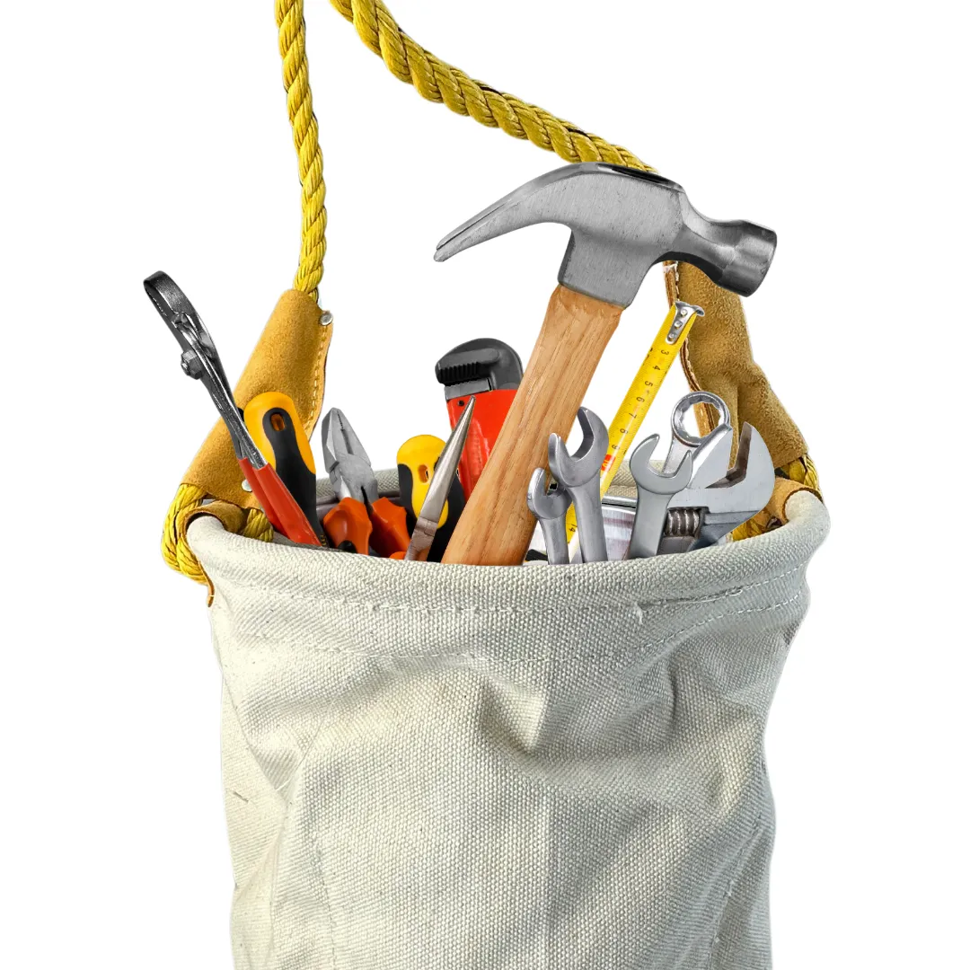 Tool Storage Utility Canvas Bucket