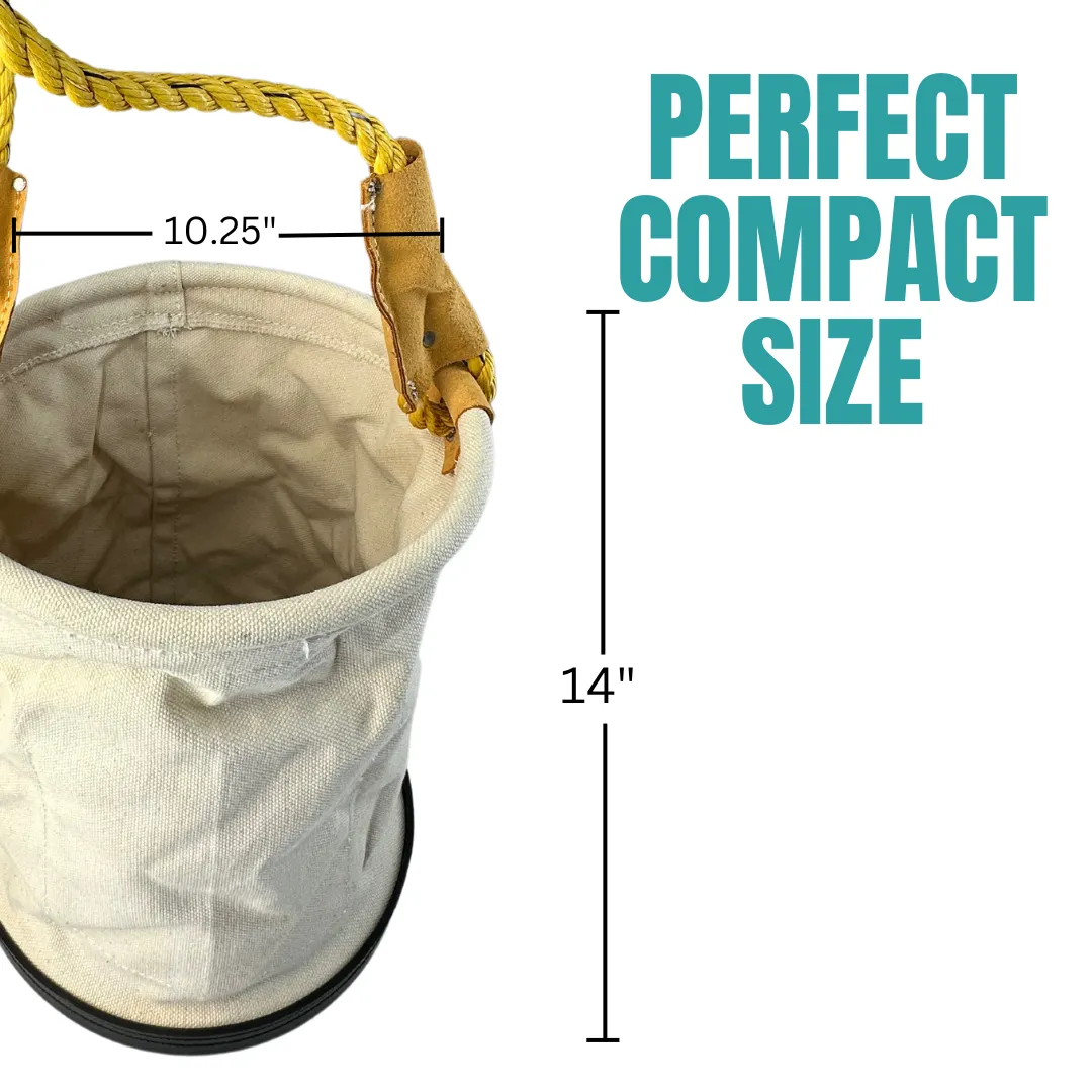 Tool Storage Utility Canvas Bucket