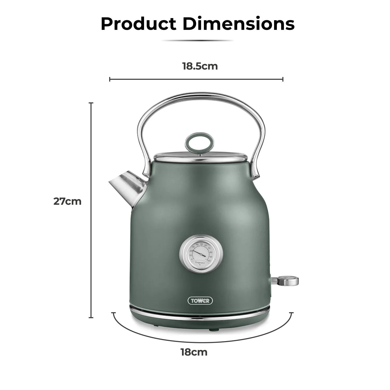 Tower Green Renaissance 1.7L 3KW Kettle Forrest