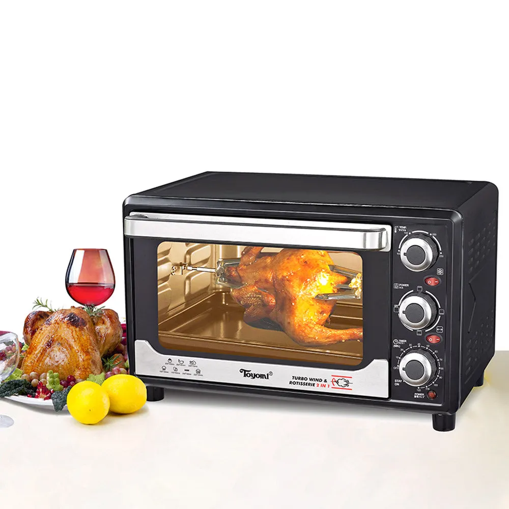 TOYOMI 25L Electric Oven with Rotisserie TO 2311RC