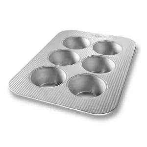 USA Pan 6-Cup Jumbo Texas Muffin Pan