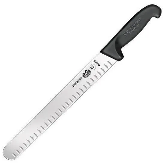 Victorinox Fibrox Pro 12-inch Granton Edge Slicing Knife 5.4723.30-X4