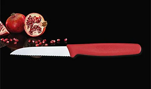 Victorinox, Swiss Made, Standard Kitchen Knife/Vegetable Knife/Paring Knife, 6 Piece Set - Red