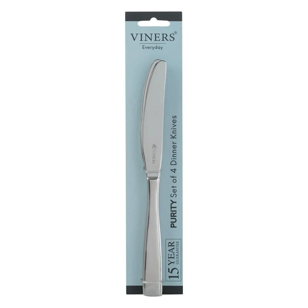 Viners Everyday Purity 18/0 Table Knives (Set of 4)